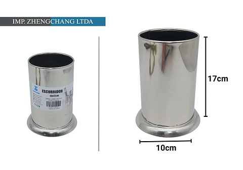 Escurridor en Inox. pequeño con base sin perforar 10×17CM (x12)