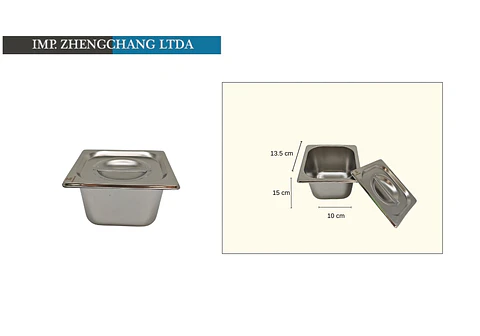  Deposito/salsera gastronomico con tapa 10×13.5×15CM (x10)