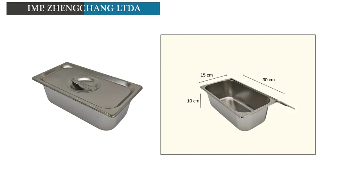  Deposito/salsera gastronomico con tapa 30×15×10CM (x10) 1