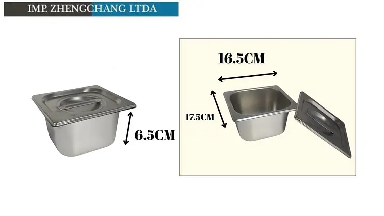  Deposito/salsera gastronomico con tapa emp individual 17×16×6.5CM (x5) 1