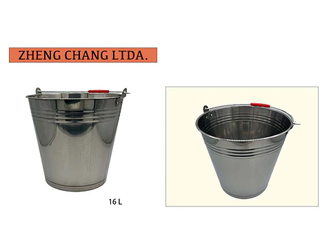 Balde acero inox 16L (x10)