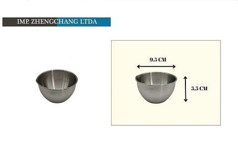 Bowl acero Inox. para ensaladas 9cm (x10)