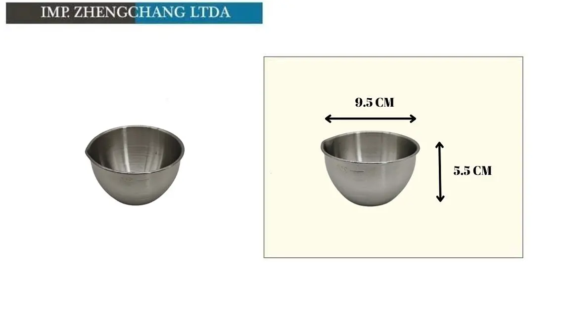 Bowl acero Inox. para ensaladas 9cm (x10) 1