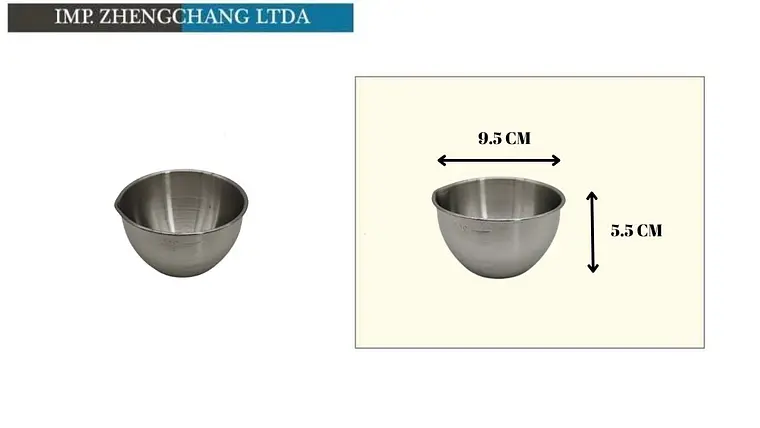 Bowl acero Inox. para ensaladas 9cm (x10) 1