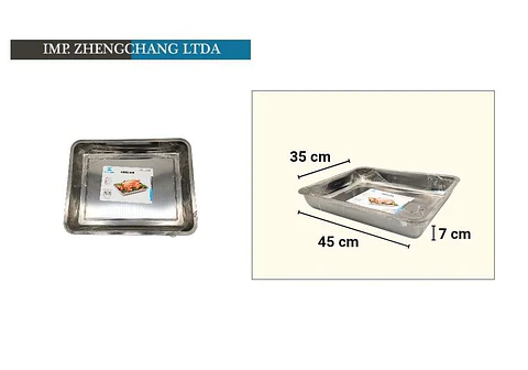 bandeja rectangular 45×35×7cm 850g (x5)