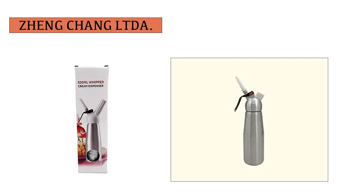 Dispensador de crema batida metalico (x3) 1