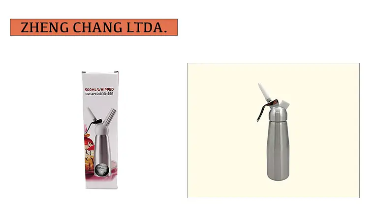 Dispensador de crema batida metalico (x3) 1
