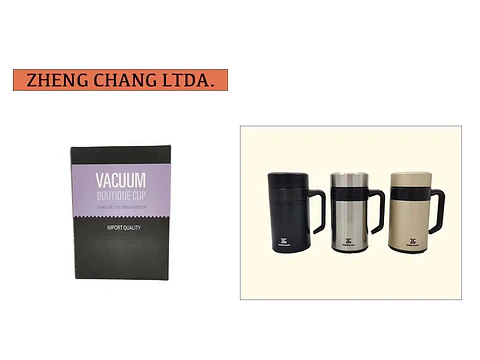 taza térmica Vacuum mango largo 400 ML (x5)