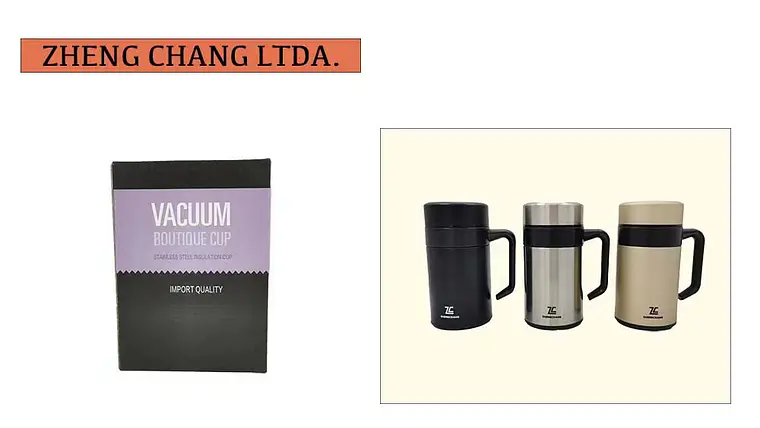taza térmica Vacuum mango largo 400 ML (x5) 1