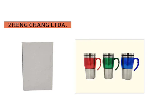 taza térmica tipo jarra unicolor 500ML (x5)