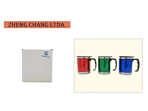 taza térmica unicolor 450ML (x5)