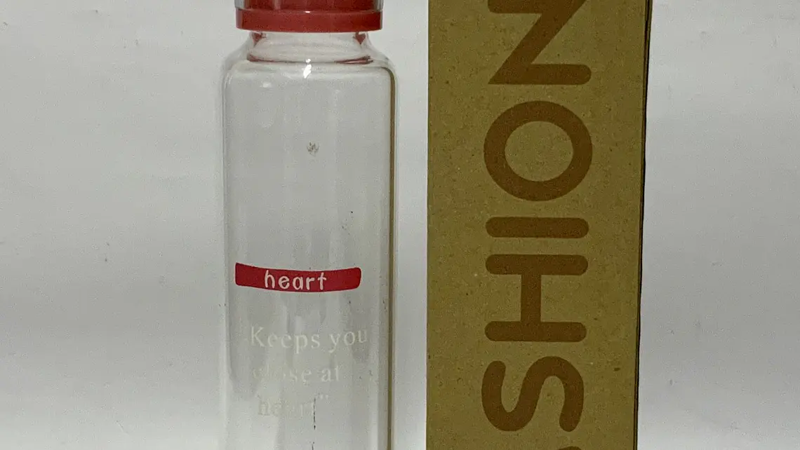 Botella vidrio letras minimalistas 400ml (x10) 1
