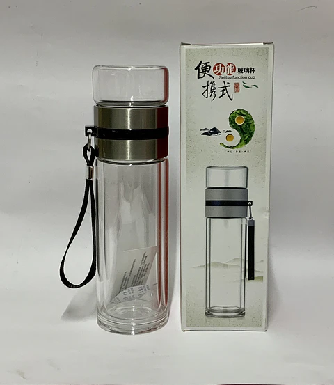botella vidrio con filtro 350ml (x20)