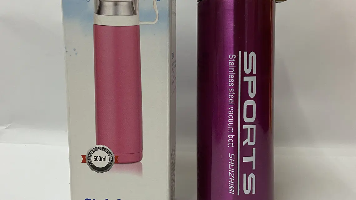 Termo térmico acero inox con taza vidrio sport 500ml (x10) 1