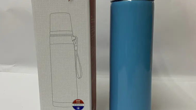 Termo térmico acero inox con taza color liso 500ml (x10) 1