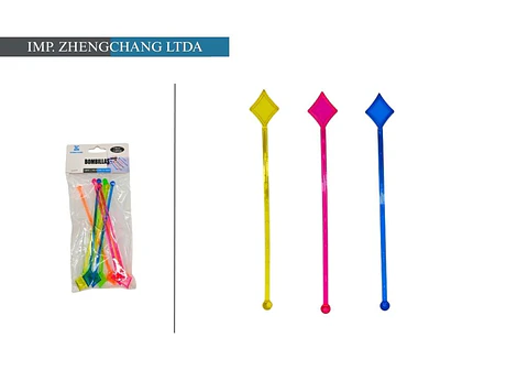 Revolvedor plástico forma naipes para cocktails (x20)