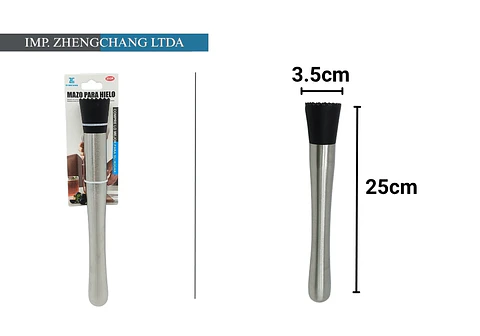 Mazo para hielo acero inox. 25CM (x12)
