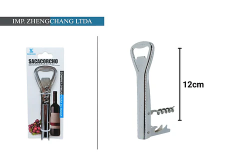 Sacacorchos acero inox xy010 3 en 1 (x12)