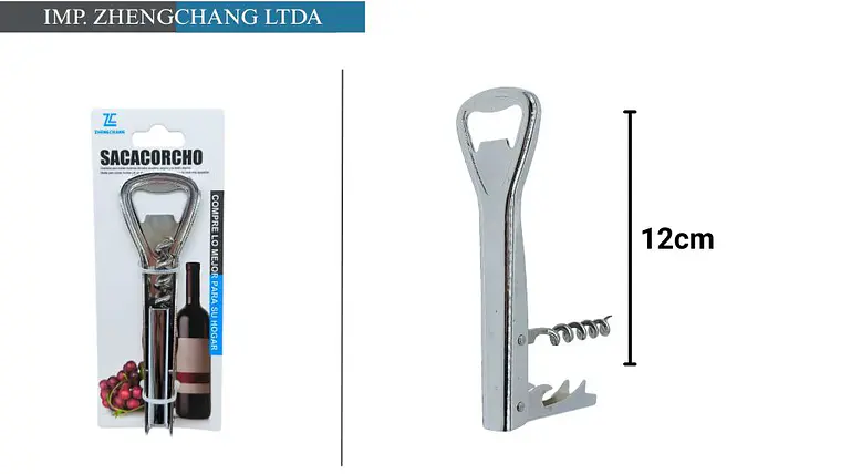 Sacacorchos acero inox xy010 3 en 1 (x12) 1