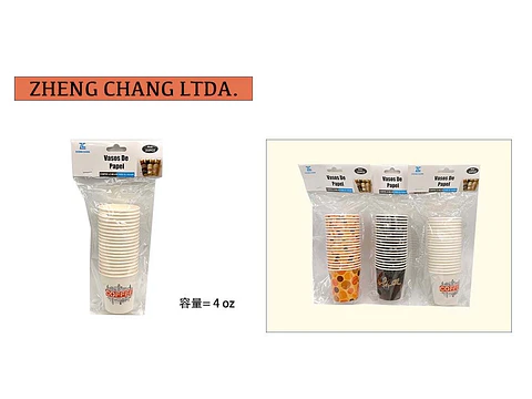 Vaso de papel de 4oz (x25)