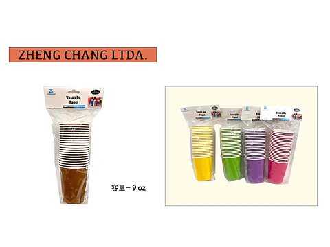 Vaso de papel de 9oz (x25)