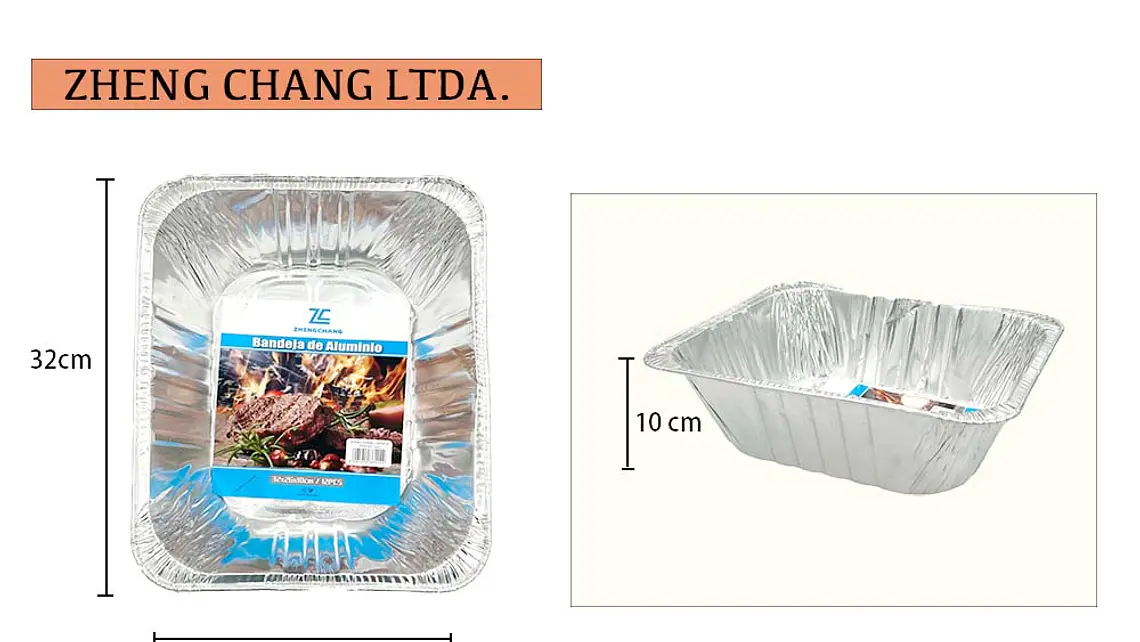  Capsula de aluminio cuadrada 32x26cm (x12) 1