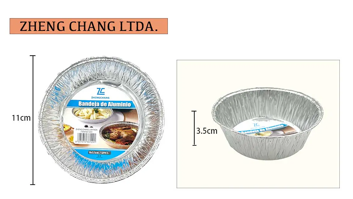  Capsula de aluminio redondo 11x3.5cm 12Und (x6) 1