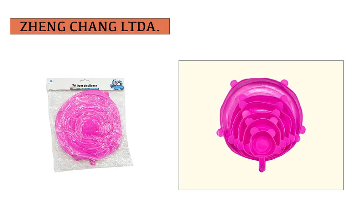 Set de tapas de Silicona para alimentos (x12) 1