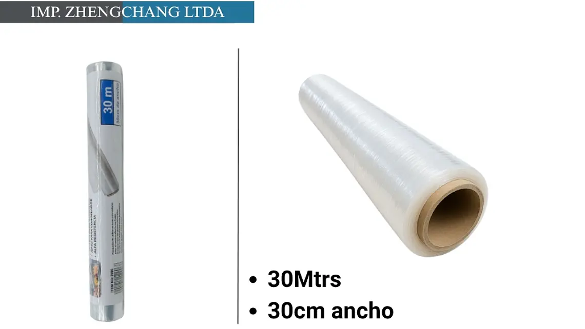 Papel film transparente 30cm×30m (x10) 1