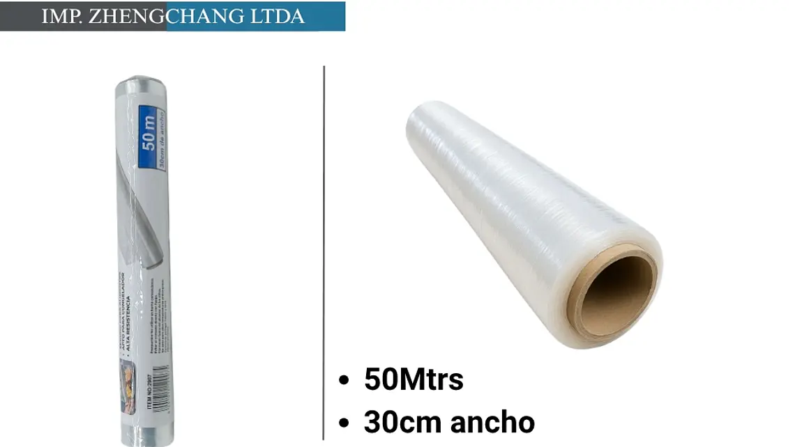  Papel film transparente 30cm×50m (x10) 1