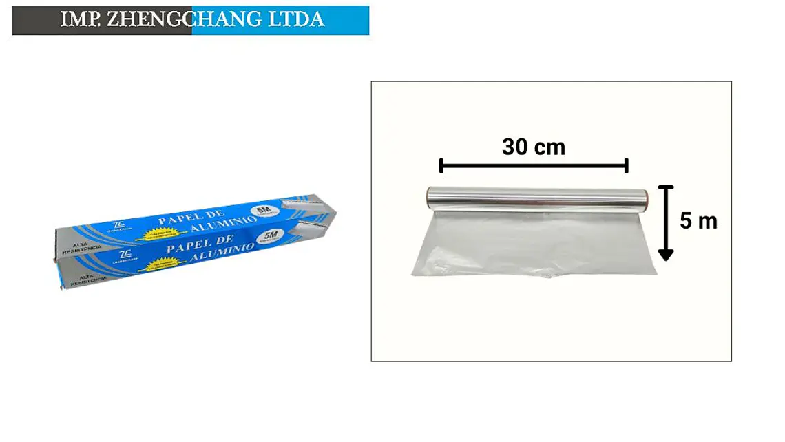  Papel Aluminio 30cm×5m (x10) 1