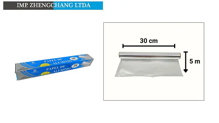  Papel Aluminio 30cm×5m (x10) 1