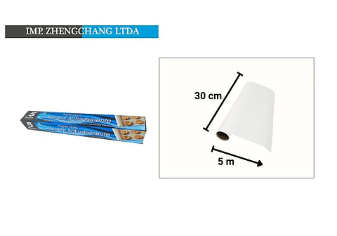  Rollo papel antiadherente hornear  30cm×5m (x10)