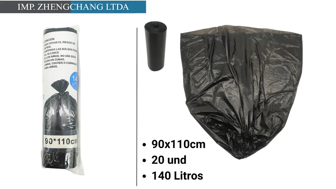 Bolsa de basura 90×110cm (20pcs) (x10) 1