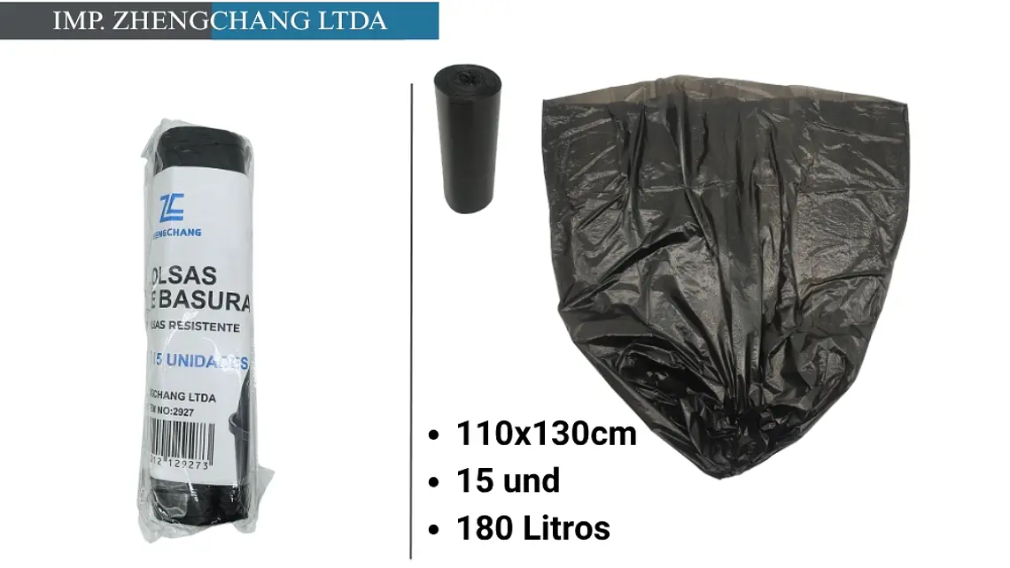 Bolsa de basura 110×130cm (25pcs) (x12) 1