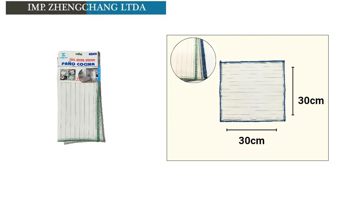 Paño De Cocina Para Lavar platos 3+1 2PC (x 12) 1