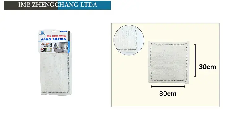 Paño de Cocina Para Platos Blanco 1ud (x 12) 1
