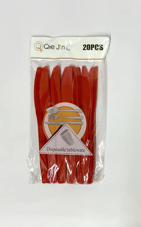 Cuchillo de plástico desechable 20PCS (x12)