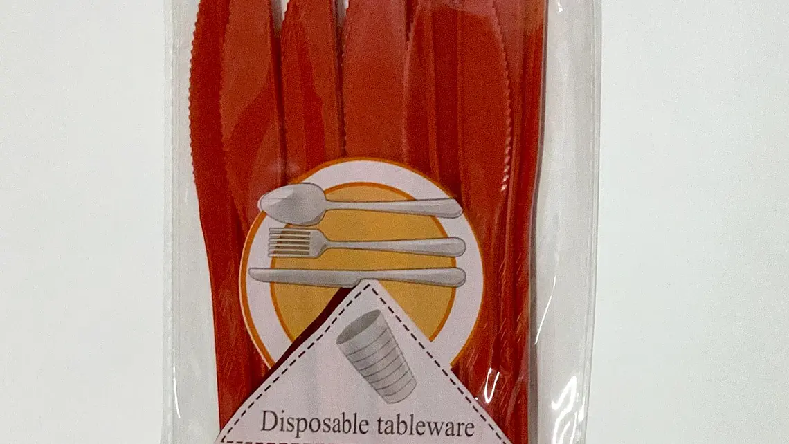 Cuchillo de plástico desechable 20PCS (x12) 1