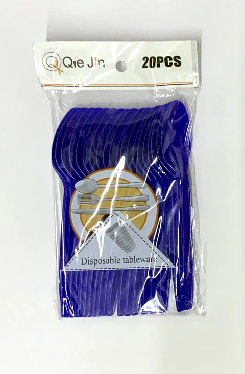 Cuchara de plástico desechable 20PCS (x12)