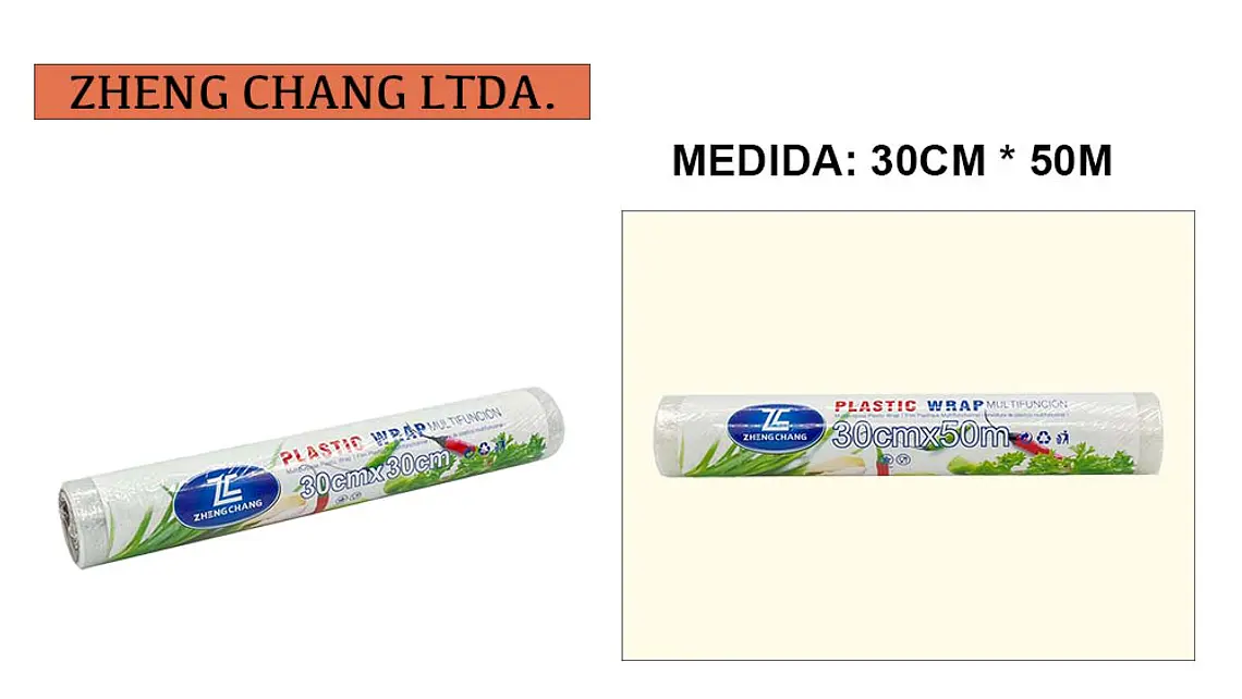  Papel film transparente 30cm×50m (x20) 1