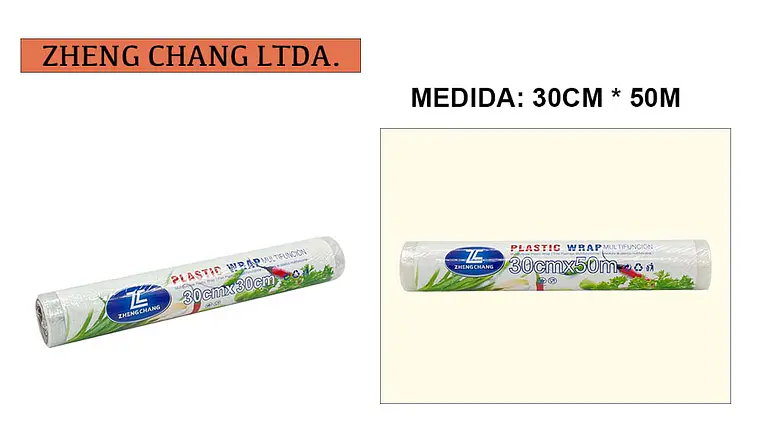  Papel film transparente 30cm×50m (x20) 1