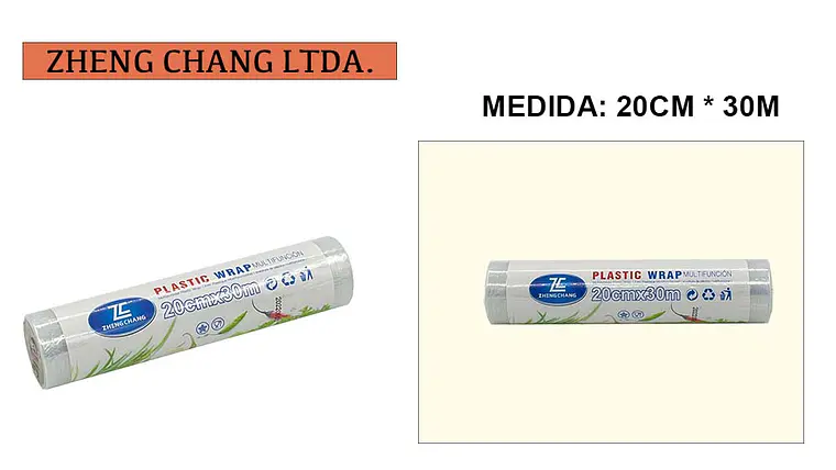  Papel film transparente 20cm×30m (x20) 1
