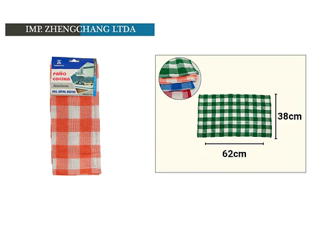 Paño de Limpieza Para Cocina A Cuadros Pequeño 1PC (x 12)