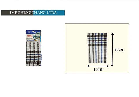 Paño De Limpieza Para Cocina De Algodón Jieya 5435 1PC (x 12)