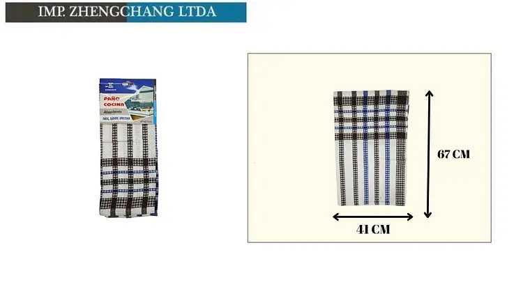 Paño De Limpieza Para Cocina De Algodón Jieya 5435 1PC (x 12) 1