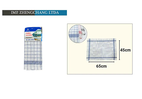 Paño De Limpieza Para Cocina A Cuadros 1PC (x 12)