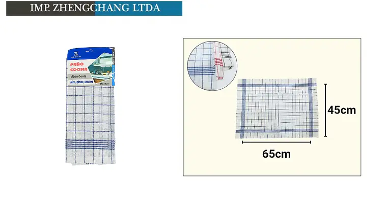 Paño De Limpieza Para Cocina A Cuadros 1PC (x 12) 1