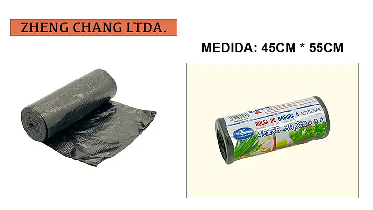 Rollo bolsa de basura 45x55cm 30PCS (x20) 1