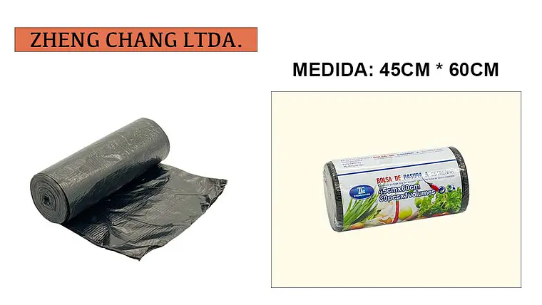 Rollo bolsa de basura 45x60cm 30PCS (x20) 1